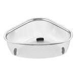 Cestello scarico triangolare in acciaio inox per lavello