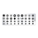 Set 5 modelli stampa nail art in acciaio inox