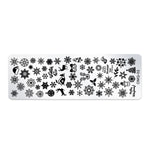 Set 5 modelli stampa nail art in acciaio inox