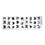 Set 5 modelli stampa nail art in acciaio inox