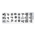 Set 5 modelli stampa nail art in acciaio inox