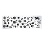 Set 5 modelli stampa nail art in acciaio inox