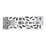 Set 5 modelli stampa nail art in acciaio inox
