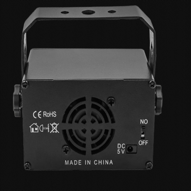 Luce laser mini palco a comando vocale T10 con telecomando