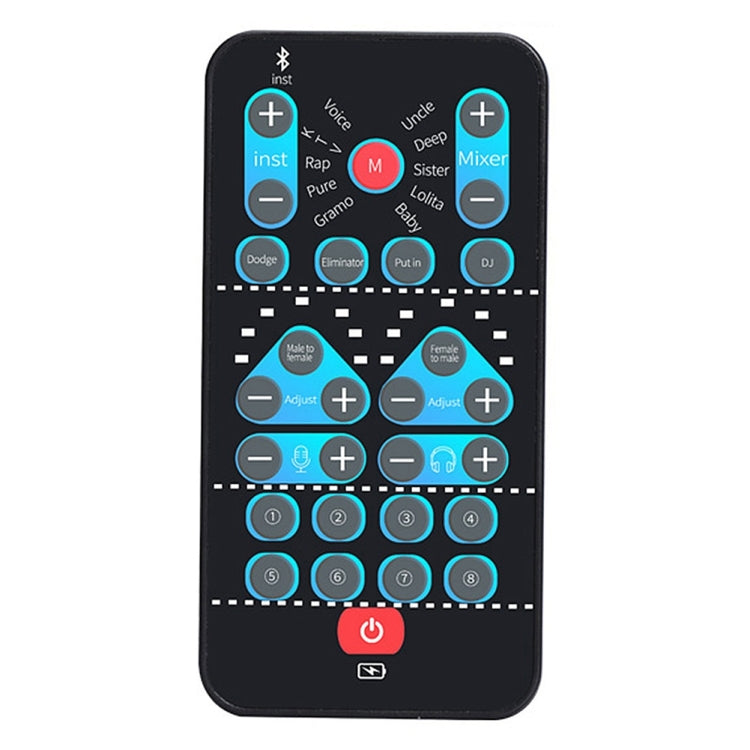 Scheda audio M10 Bluetooth con voice changer per live e karaoke