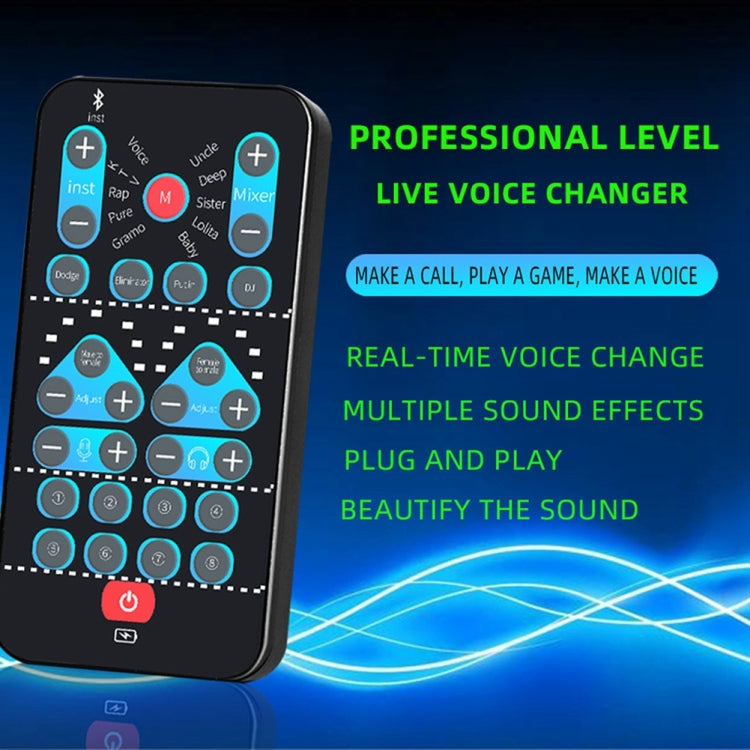 Scheda audio M10 Bluetooth con voice changer per live e karaoke - immagine 3