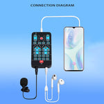 Scheda audio M10 Bluetooth con voice changer per live e karaoke - immagine 5