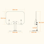 Supporto da tavolo per tablet con rotazione 360°