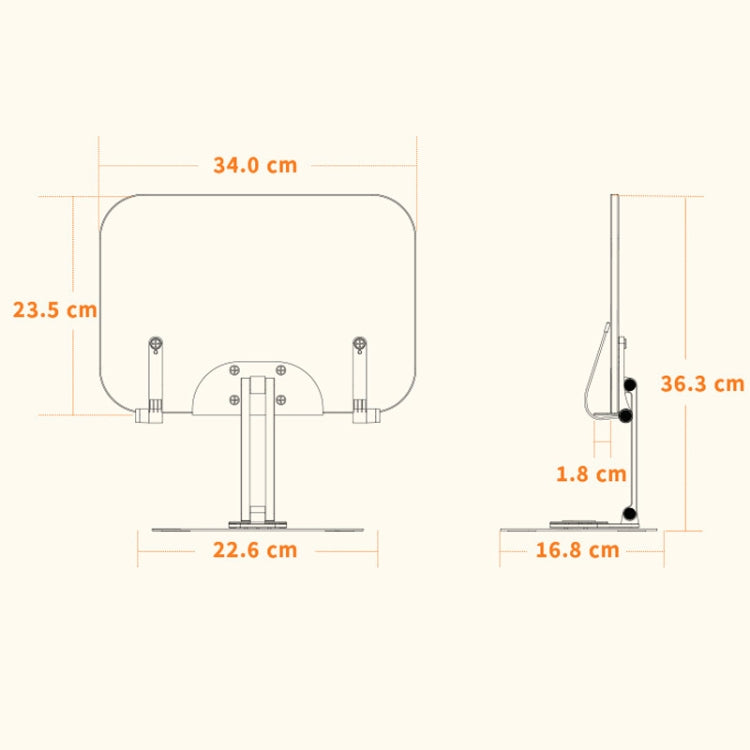 Supporto da tavolo per tablet con rotazione 360°