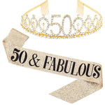Corona decorativa con strass per cerimonie 12x3,7 cm