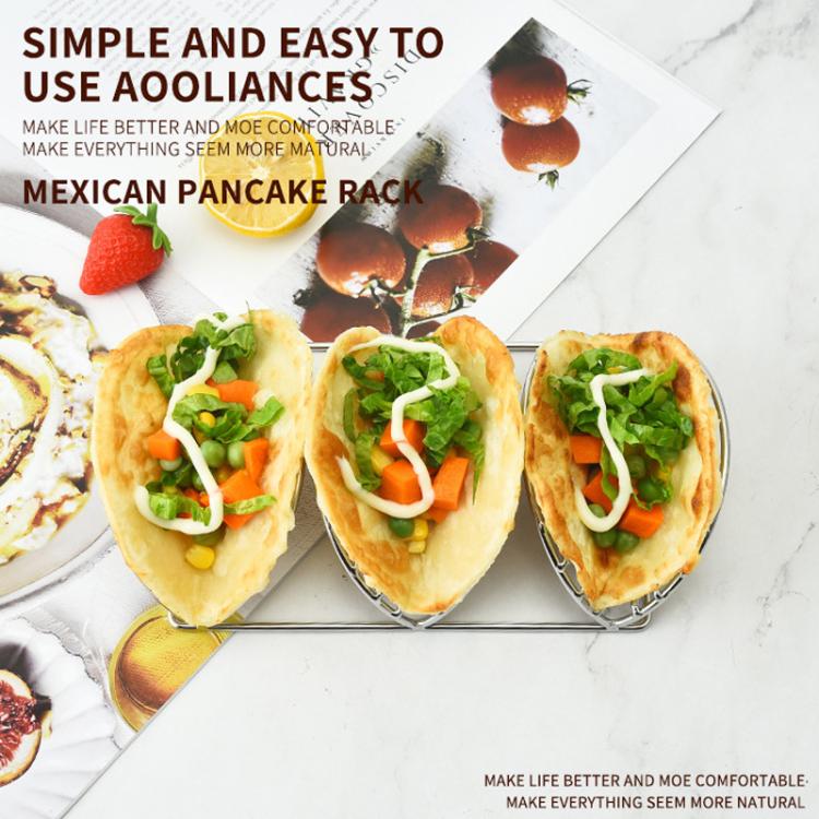 Supporto per pancake e tortillas in acciaio inox 304