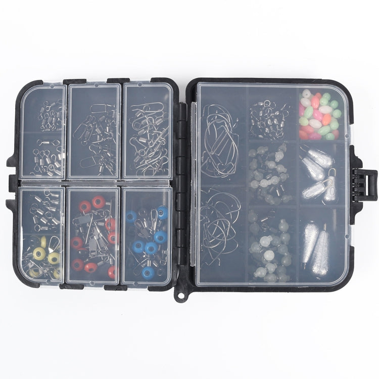 Set accessori pesca mare con scatola ABS 177 pezzi