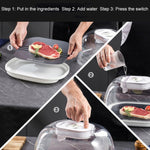 Piatto scongelamento rapido per alimenti surgelati 24,5x32 cm