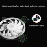 Radiatore CPU RGB con 1-8 ventole e telecomando