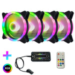 Radiatore CPU RGB con 1-8 ventole e telecomando