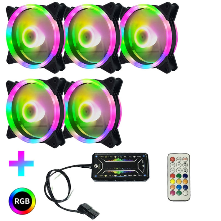Radiatore CPU RGB con 1-8 ventole e telecomando