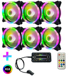 Radiatore CPU RGB con 1-8 ventole e telecomando
