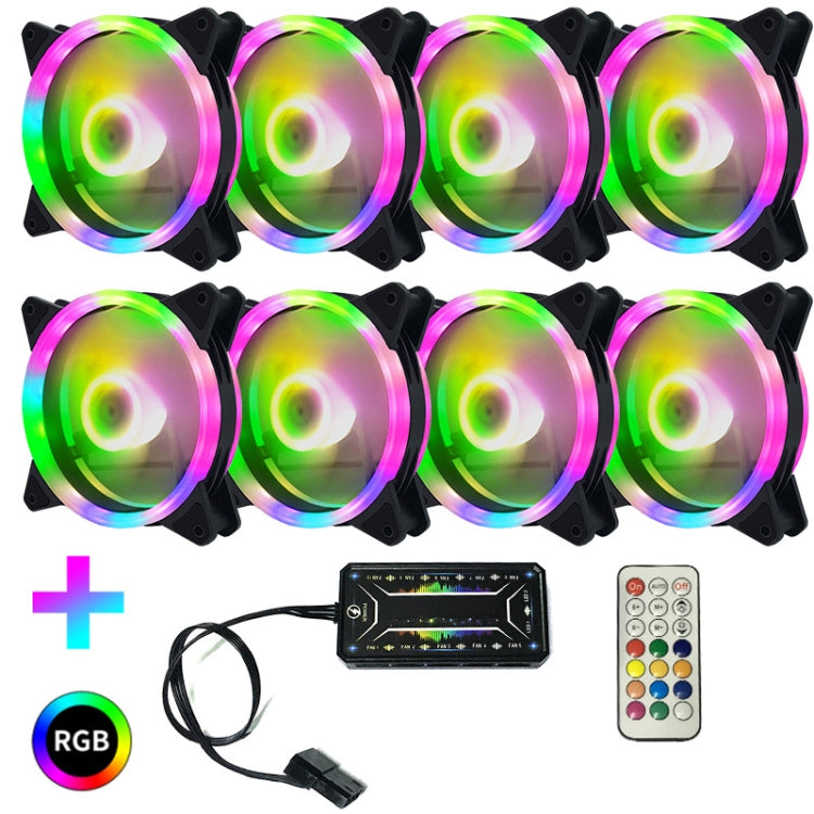 Radiatore CPU RGB con 1-8 ventole e telecomando