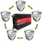 Inverter onda sinusoidale 12000W 12/24/48/60V a 110/220V