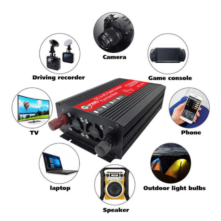Inverter onda sinusoidale 12000W 12/24/48/60V a 110/220V