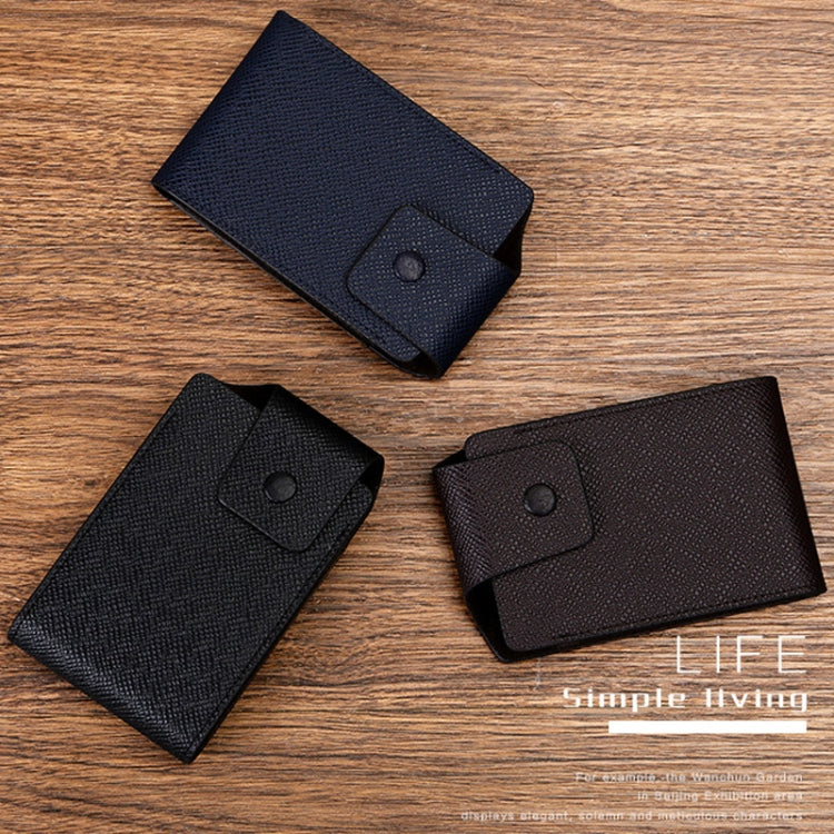 Porta carte in pelle PU con 10 slot e scomparti multifunzione