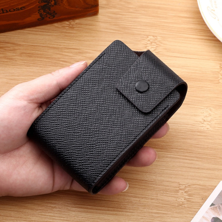 Porta carte in pelle PU con 10 slot e scomparti multifunzione