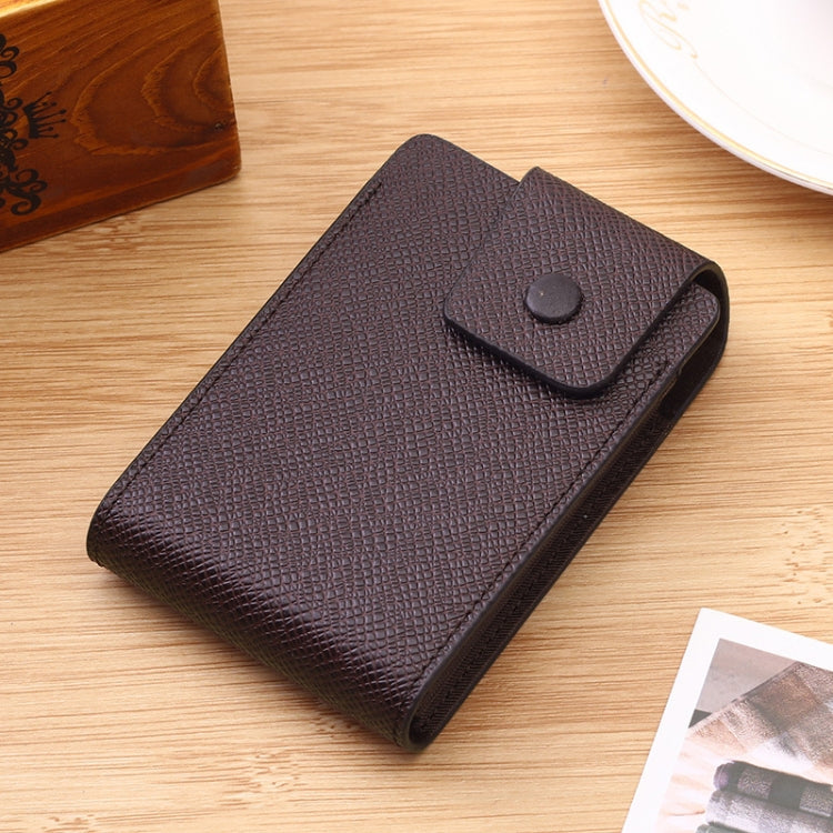 Porta carte in pelle PU con 10 slot e scomparti multifunzione