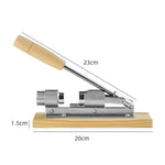 Pinza per rompere guscio noci in legno e acciaio