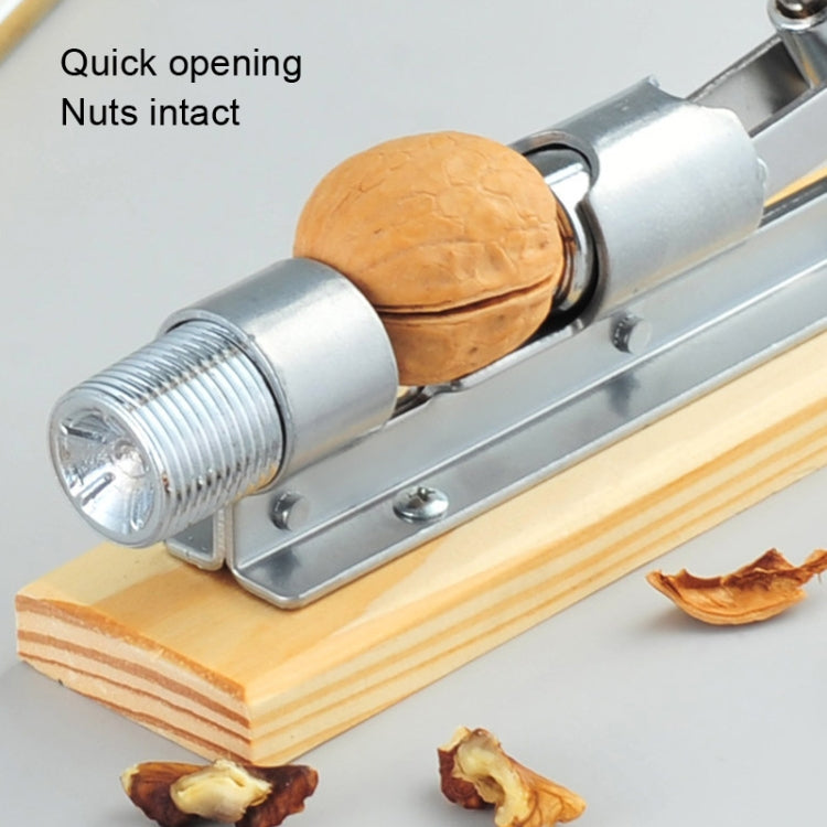 Pinza per rompere guscio noci in legno e acciaio