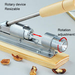 Pinza per rompere guscio noci in legno e acciaio