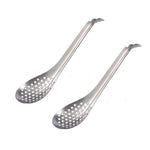 Cucchiaio scolapasta per caviale in acciaio inox 304