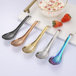 Cucchiaio scolapasta per caviale in acciaio inox 304