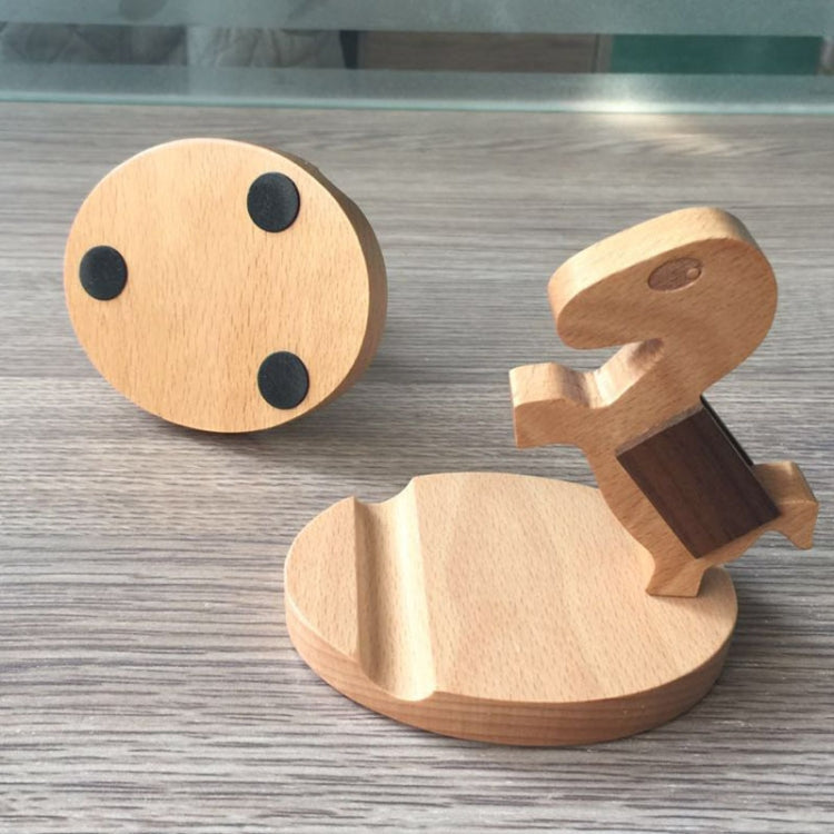 Supporto cellulare in legno di faggio per dispositivi fino a 6,3"