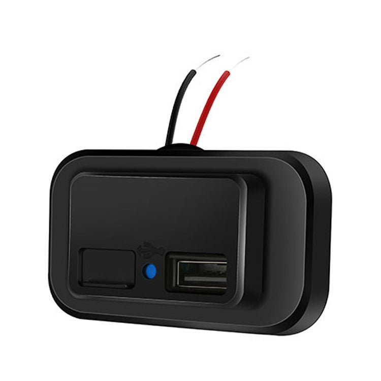 Caricabatteria auto doppio USB 4.8A con copertura antipolvere