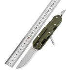 Set stoviglie da campeggio in acciaio inox pieghevole