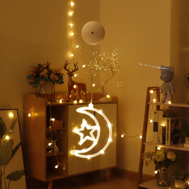 Decorazione natalizia LED con ventosa lampada sospensione