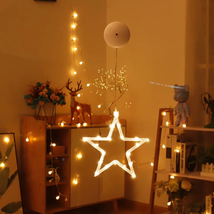 Decorazione natalizia LED con ventosa lampada sospensione