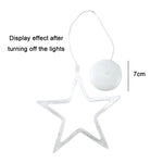 Decorazione natalizia LED con ventosa lampada sospensione