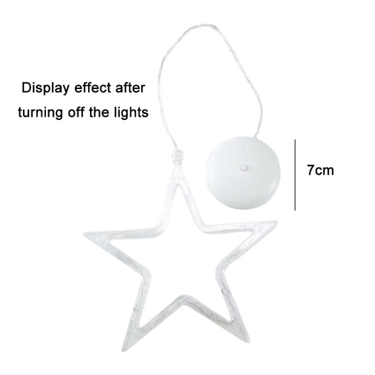 Decorazione natalizia LED con ventosa lampada sospensione