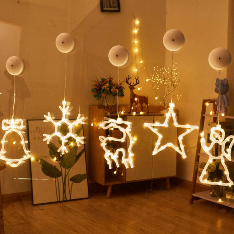 Decorazione natalizia LED con ventosa lampada sospensione