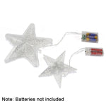 Luci LED a forma di stella per albero di Natale 23x24 cm