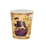 Set feste tema pirati con piatti di carta usa e getta