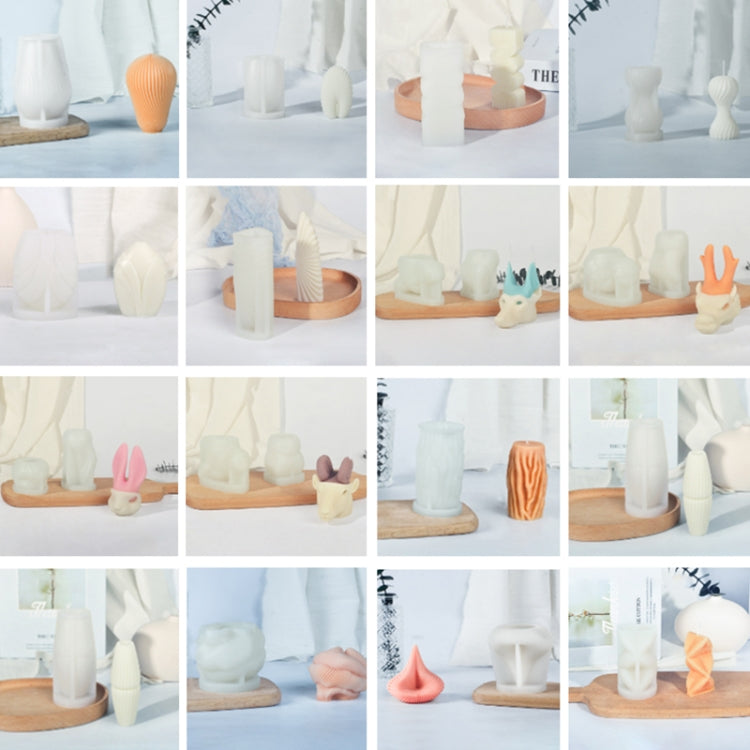 Stampo in silicone per candele profumate geometriche