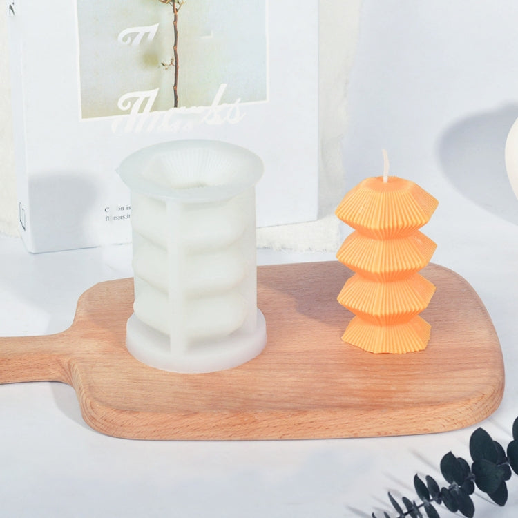 Stampo in silicone per candele profumate geometriche