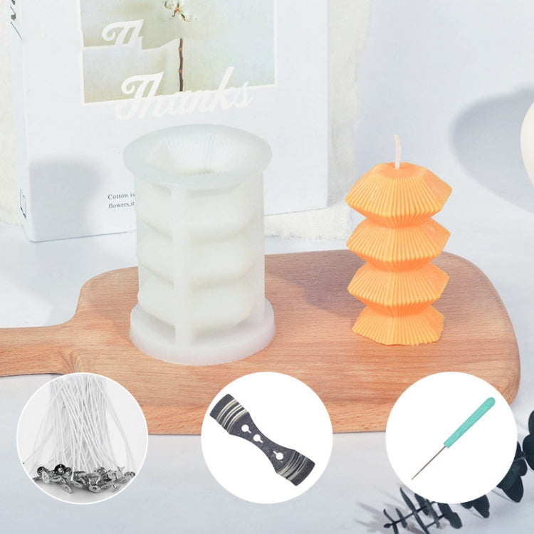 Stampo in silicone per candele profumate geometriche