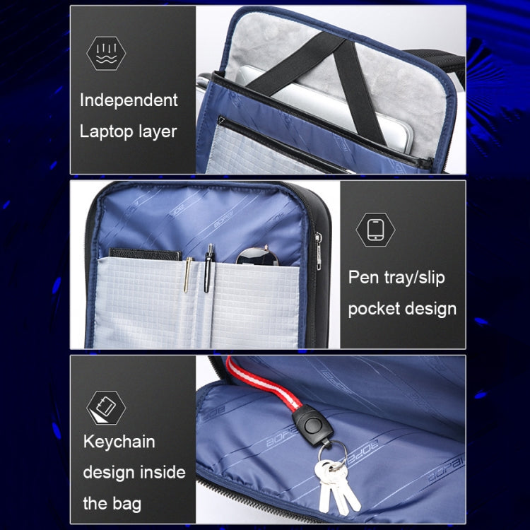 Zaino espandibile impermeabile con foro ricarica USB 15,6"