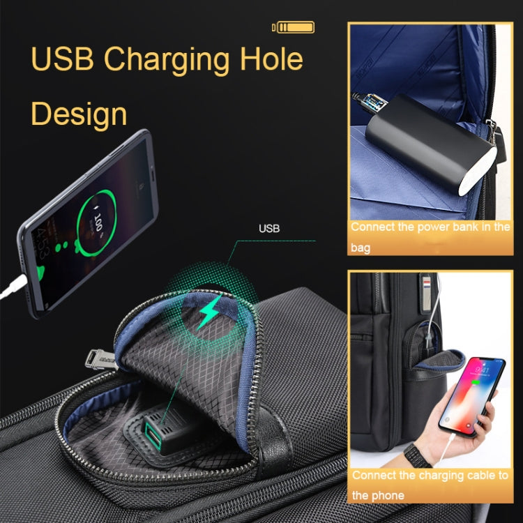 Zaino antifurto Bopai 15,6" con porta USB