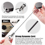 Fibbia porta badge retrattile con clip da cintura in metallo