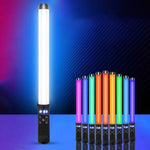 Fotografia RGB Luce di riempimento Lega di alluminio Lampada per pittura leggera a colori a mano