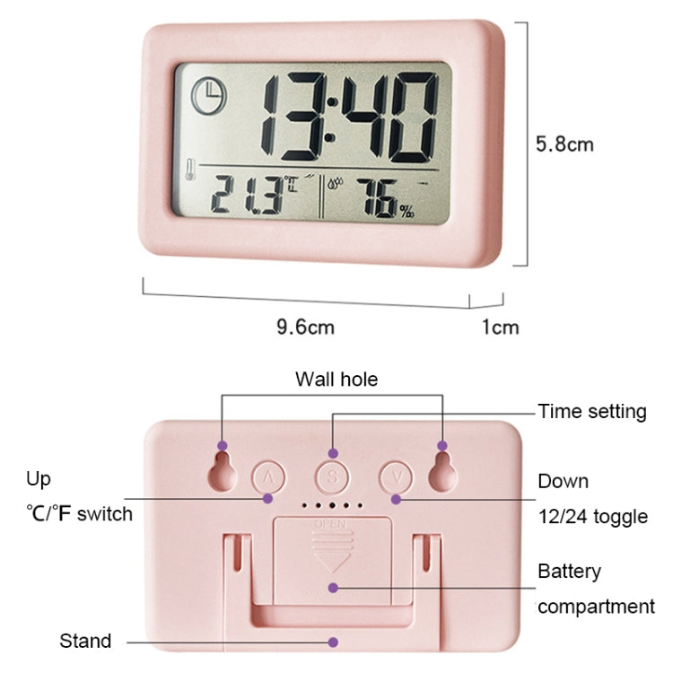 YD005 Mini orologio elettronico temperatura e umidità